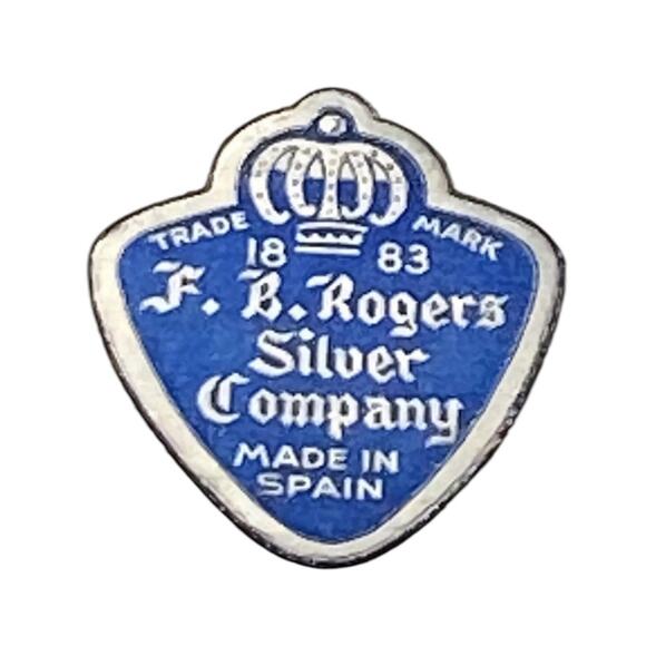 F B Rogers Silver Plate 12 3/8”Centerpiece Bowl Art Deco Style Made in Spain VTG - Picture 10 of 12